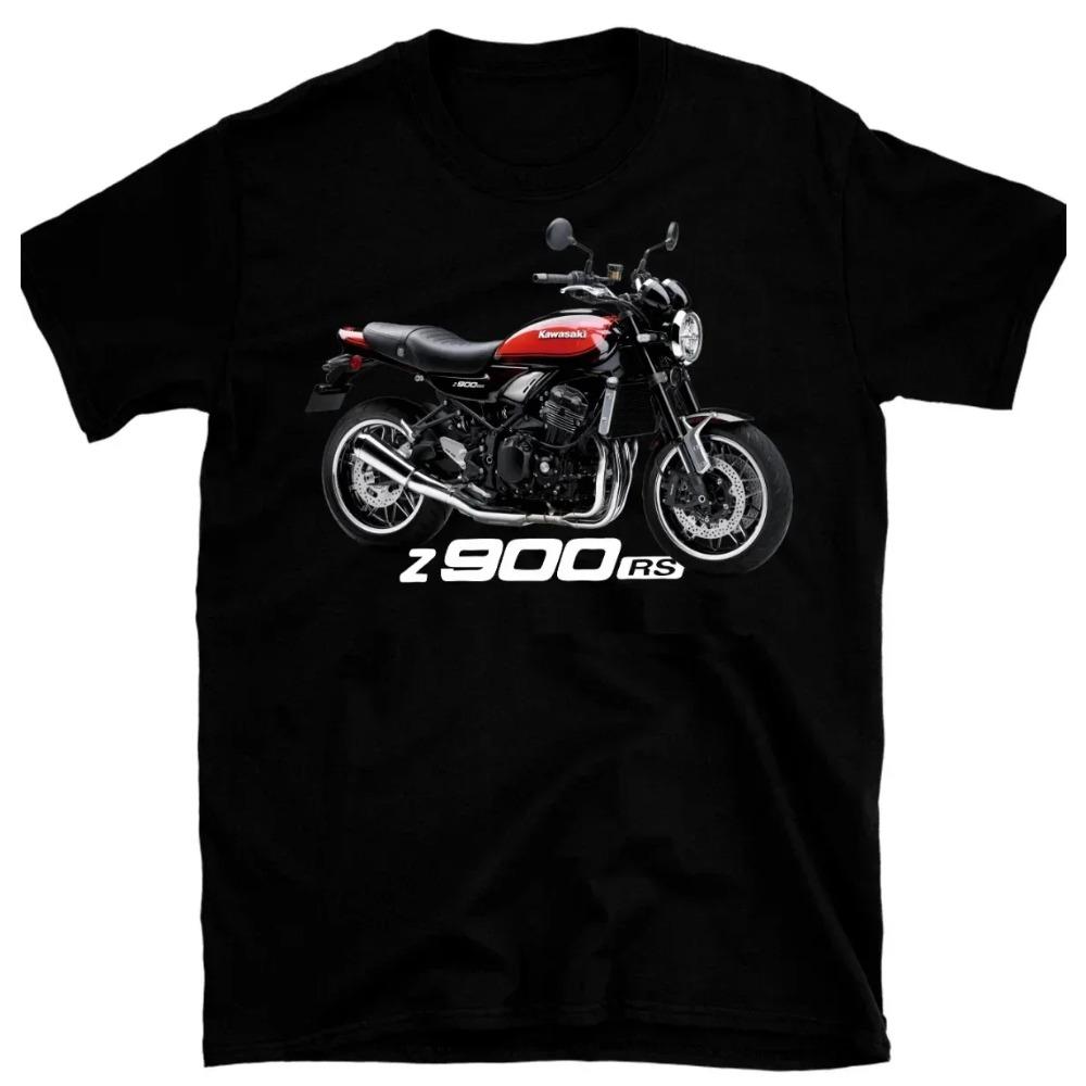 Pánské Z900 RS Japonský motocykl Klasické tričko 100% bavlna Kulatý výstřih Motocyklové tričko Letní Krátký rukáv Ležérní tričko