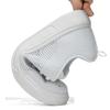 Summer pure black fly-woven sports shoes hollow breathable mesh shoes super light soft sole not tired feet mother shoes