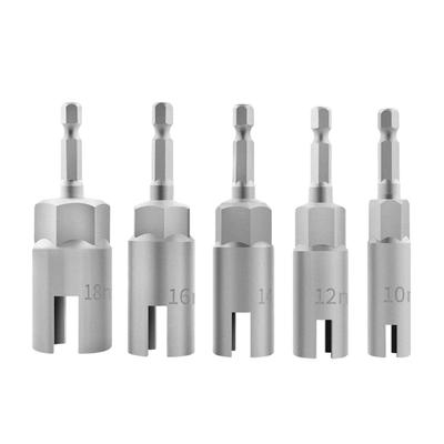 5Pcs Stainless Steel Butterfly Nut Socket Wrench Set For Easy Installation And Secure Fastening With Color Coded Sleeves