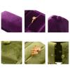 Solid Color Velvet Jewelry Box Luxury Necklace Bracelet Case Rings Bearer Box  Jewelry Storage