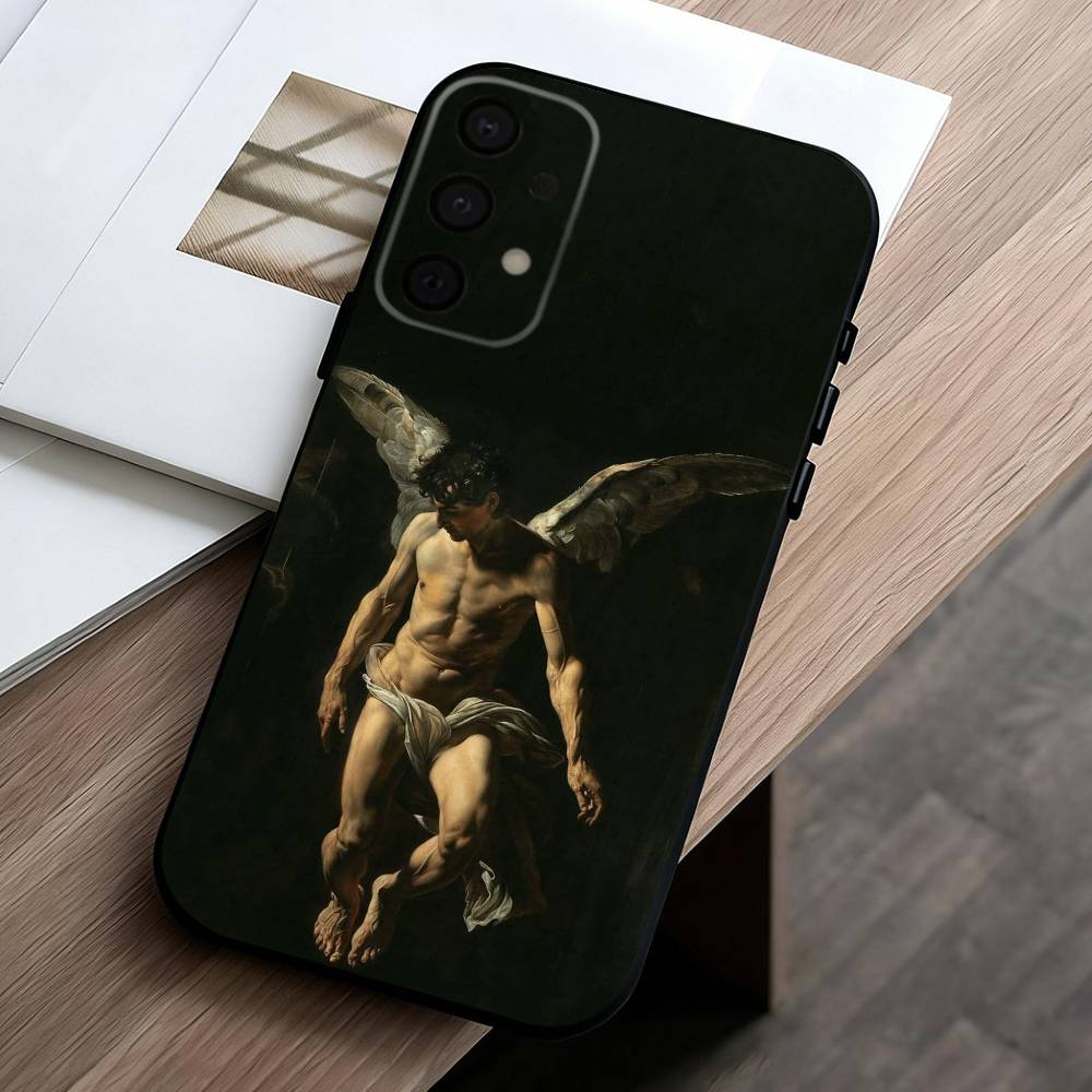 C-Caravaggio-O P-Painting-G Phone Case For Samsung Galaxy A73,A72,A71,A70,A53,A52,A51,Others Soft Black Cover