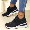 Shoes Women's Shoes Versatile Summer New Breathable Casual Shoes Mesh Comfortable Height Increasing Mom Sneakers