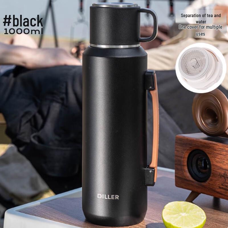 Diller 1000ml 316 Stainless Steel Tea Infuser Bottle