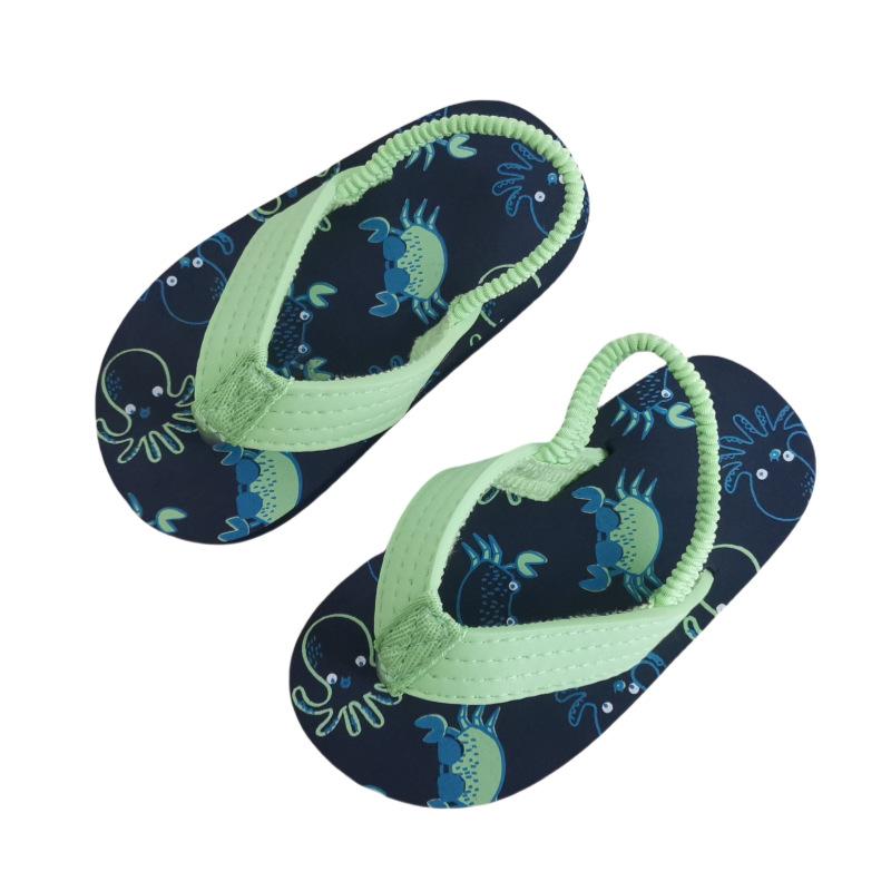 Anti-slip Cartoon Shoes for Girls and Boys - Beach Shoes and Slippers 22 трава зеленый