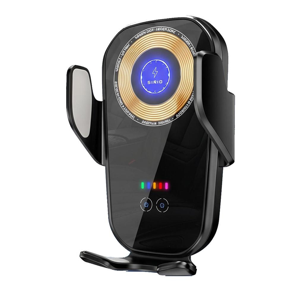 Wireless Charging Car Phone Holder & Mount with Suction Cup and Air Vent Support