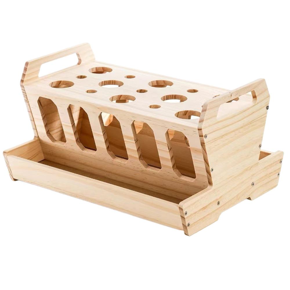 Bunny Hay Feeder Hay Holder Feeding Station Large Bunny Hay Rack Wooden Rabbit Feeder With Detachable Top For Rabbit Guinea Pigs