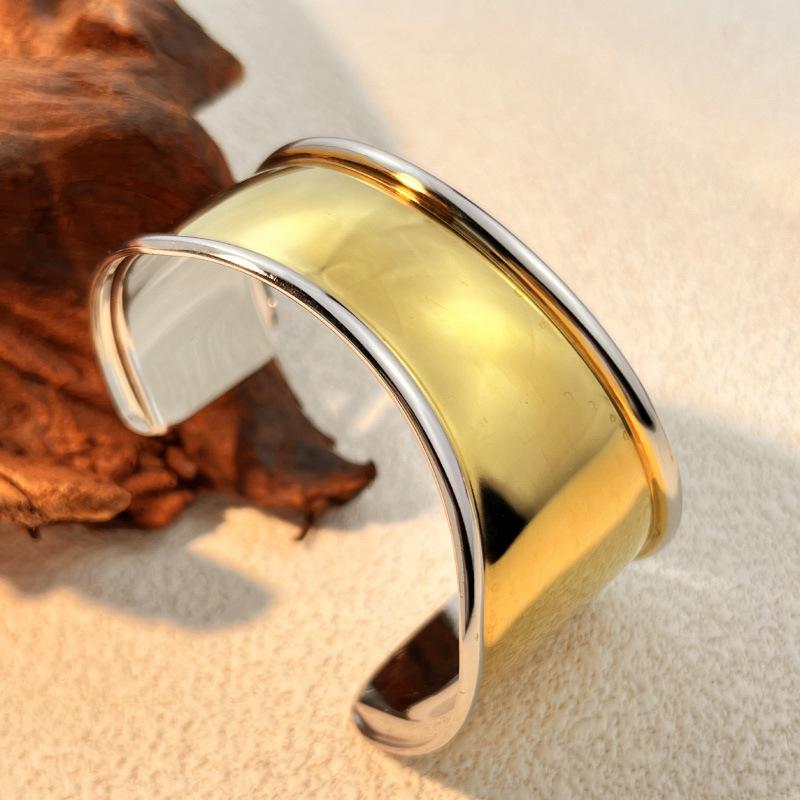 Titanium Steel Wide Bracelet