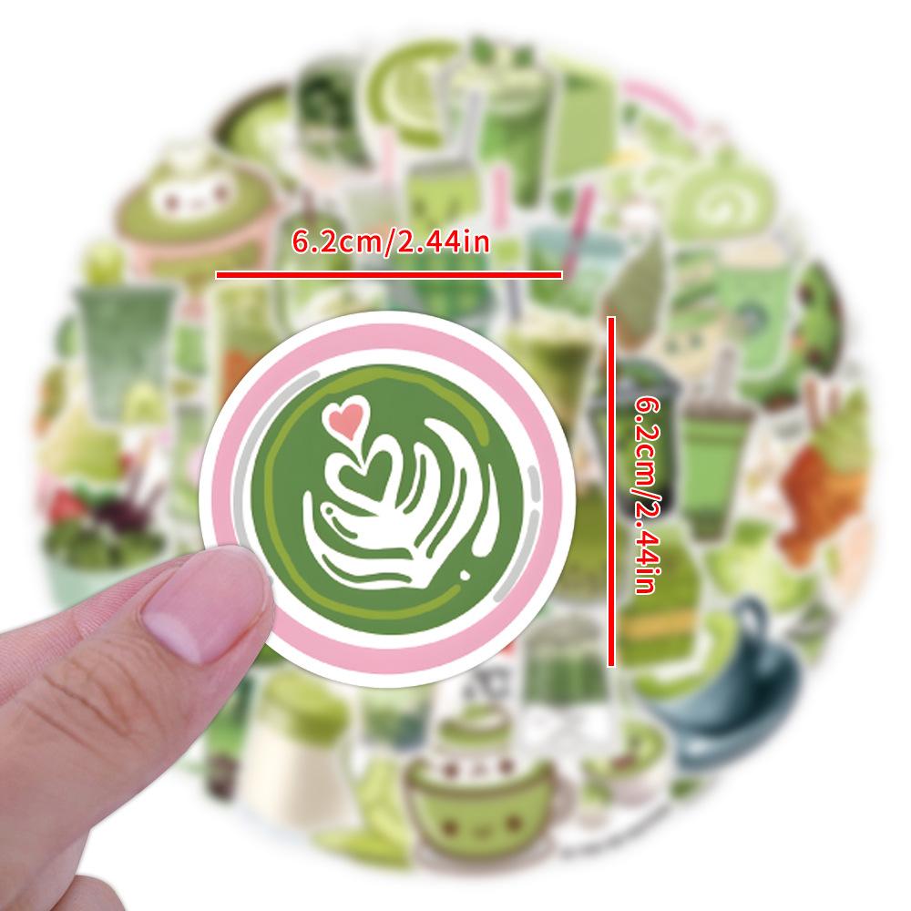 55 Neue Matcha Matcha Graffiti Aufkleber Dekorative Roller Koffer DIY Aufkleber