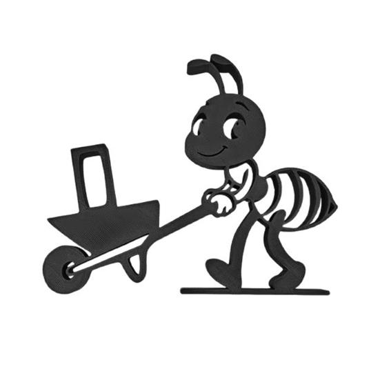 

Roll Holder with Ant Design Decorative Toilet Paper Holder Lightweight PLA Paper Dispenser for Bathroom Accessory A