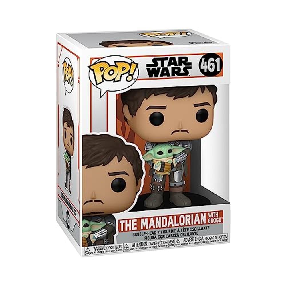 POP! STAR WARS: Mandalorian- Mando Holding Child FUNKO
