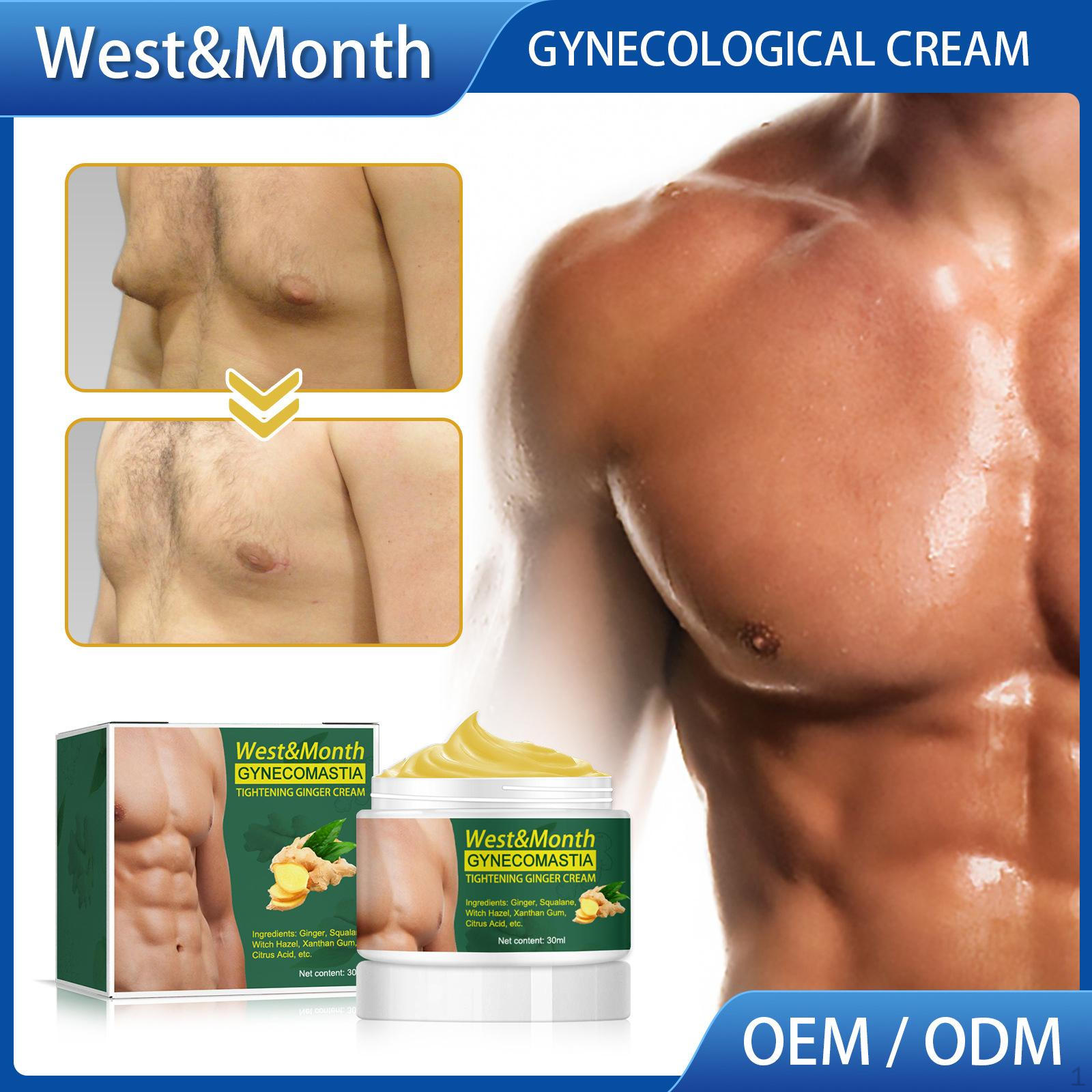 Gynecomastia Tightening Ginger , Body Gel for Men 1 Pcs