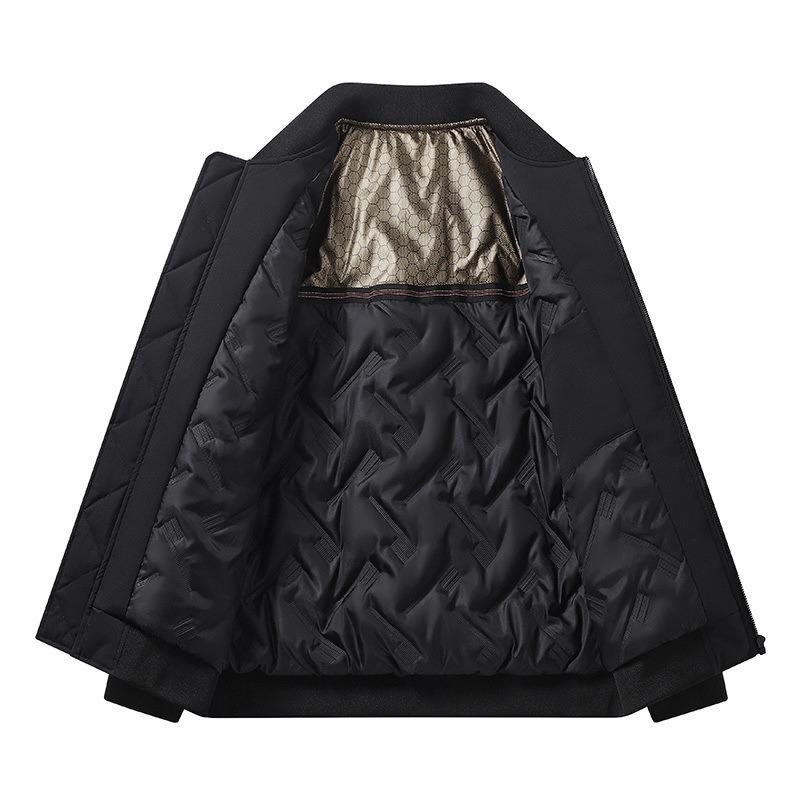 New baseball jersey cotton-padded jacket autumn and winter jacket men's stand-up collar casual jacket men's loose cardigan cotton-padded jacket