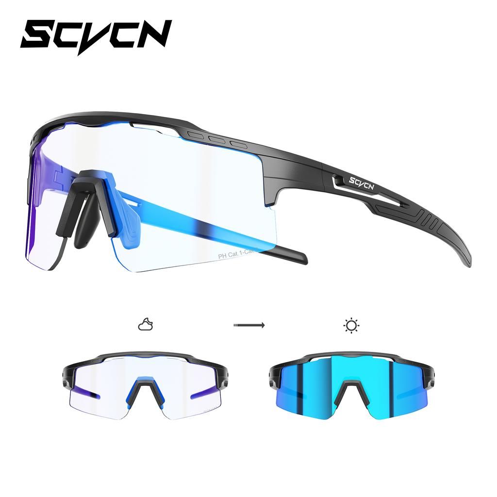 SCVCN Lightweight Sunglasses for Men Cycling Sunglasses Hiking Eyewear UV400 Mountain Goggles Bicycle Road Bike Protection 2026