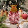 Knitted Christmas Knitted Gift Bags 3D Cartoon Candy Storage Bags  New Year Celebration