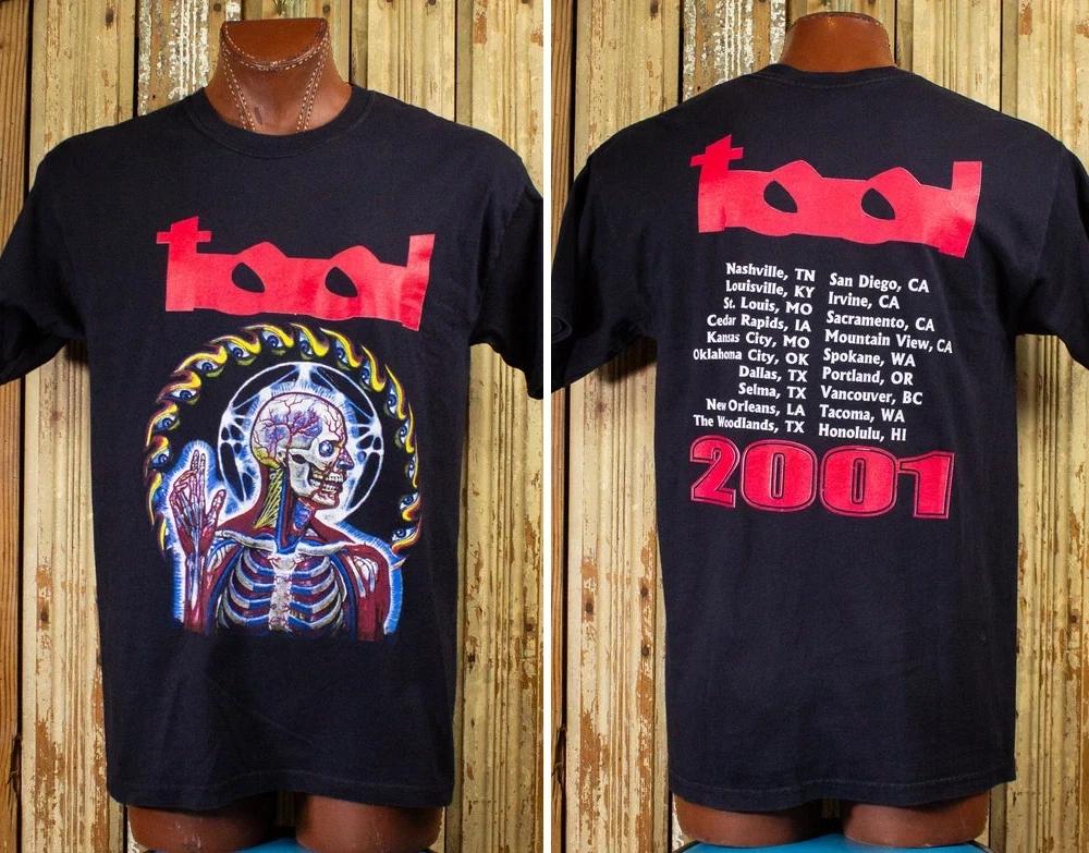 Vintage Tool Lateralus Tour Concert T Shirt 2001 Black S-5XL S