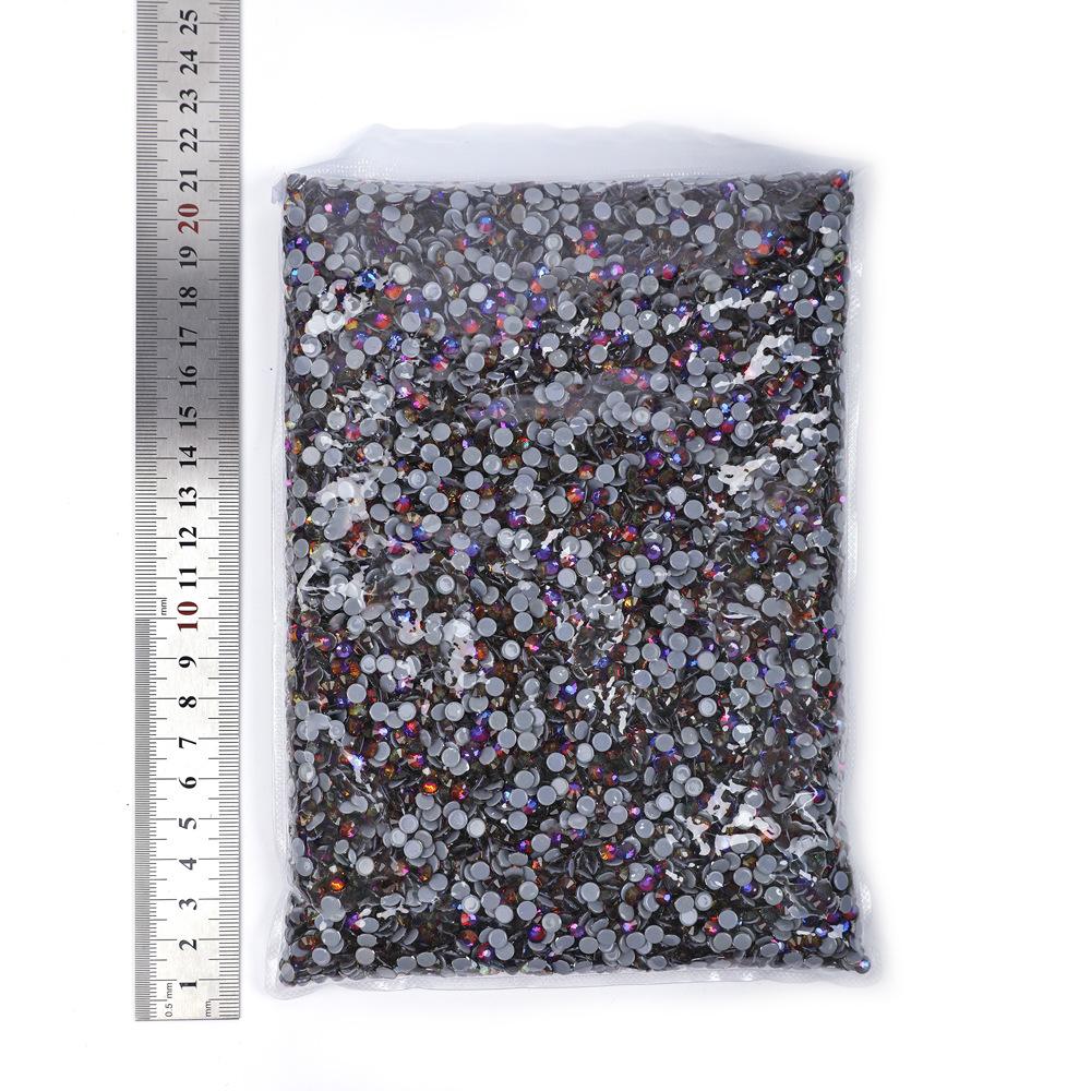 Weichen Imitation Austrian Hot Diamond Big Bag, Grid Glue Glass Rhinestone Hot Melt Glue Bottom Drill Clothing Accessories