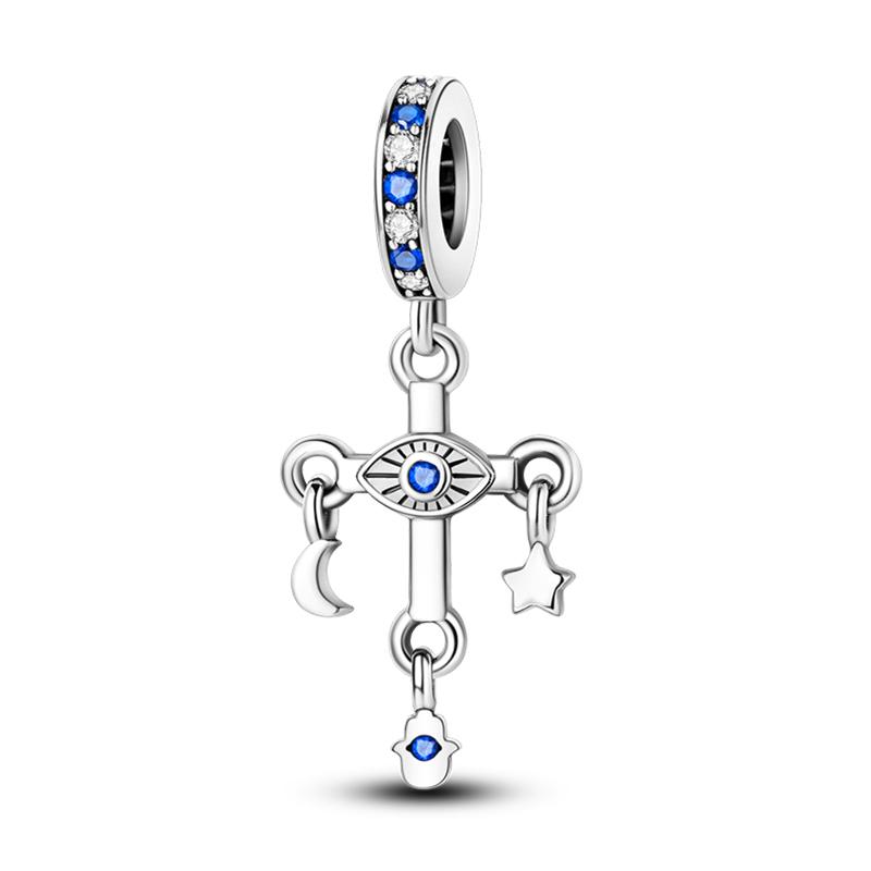 Holy Blessing copper Cross Wings Bible White Dove Classical 3mm Charm Bead Charms Bead Charms Compatible With Pandora Authentic Bracelets Do It Yourse