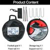 Nylon Football Goal Net Foldable Soccer Goal Adults Football Target Net for Playground Backyard Indoor Outdoor Use