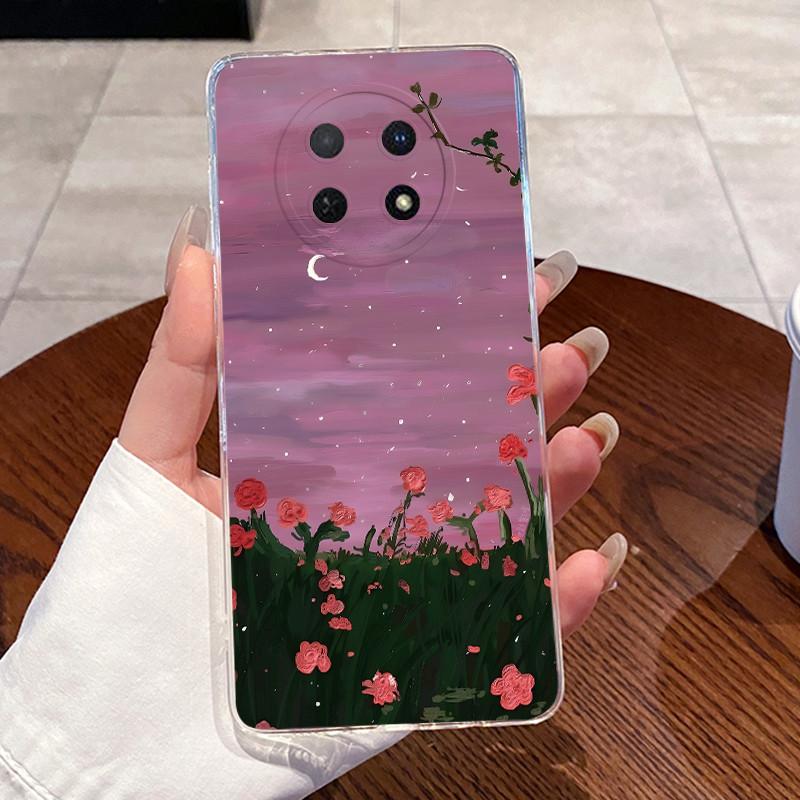 Casing For Huawei Nova 14i Y91 12i 13i Case Fashion Cute Cat Cartoon Soft Silicone Back Cover Transparent TPU Phone Case