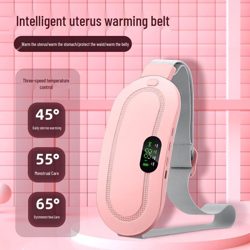 Cross-Border Digital Heating Waist Belt for Menstrual Relief with Vibration and Lumbar Support