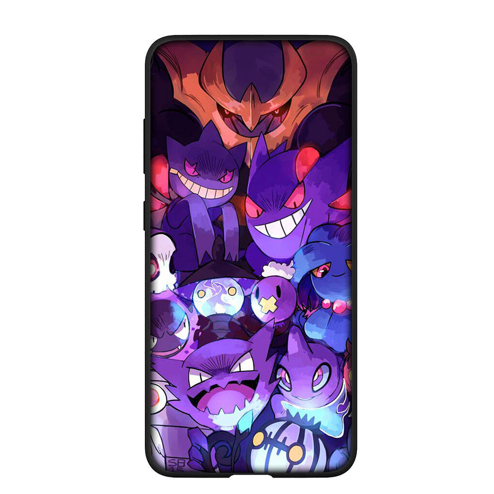 Phone Case for iPhone 17 16 15 Plus Xiaomi Poco F8 F7 X7 X6 M8 C85 C75 Redmi Note 14 12 11 13 Pro Max A4 14C 13C 15C Pikachu GO Gengar Pokemon Cover