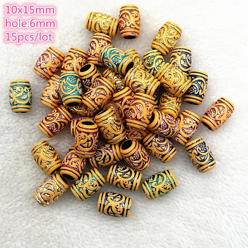New 5pcs--50pcs Imitation Retro Acrylic Beads for Jewelry Making DIY Children Handmade Bracelets Necklace Accessories