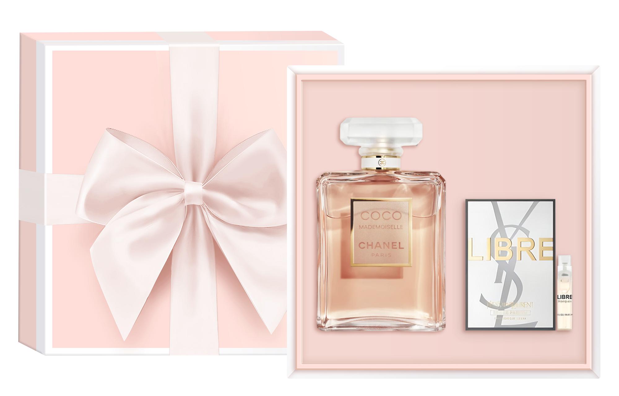 CHANEL Miss Cocoa Women s Fragrance Sample Kit Bowknot Box Clothing Sets Eau De Parfum EDP Birthday Gift Miss Cocoa 35ml EDP+Perfume Test Tube+Box