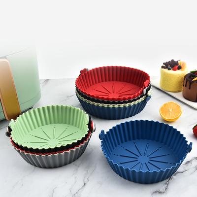Air Fryers Oven Baking Tray Fried Chicken Basket Mat Airfryer Silicone Bakeware