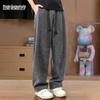 MARK FAIRWHALE Men's Loose Straight-Leg Casual Winter Pants