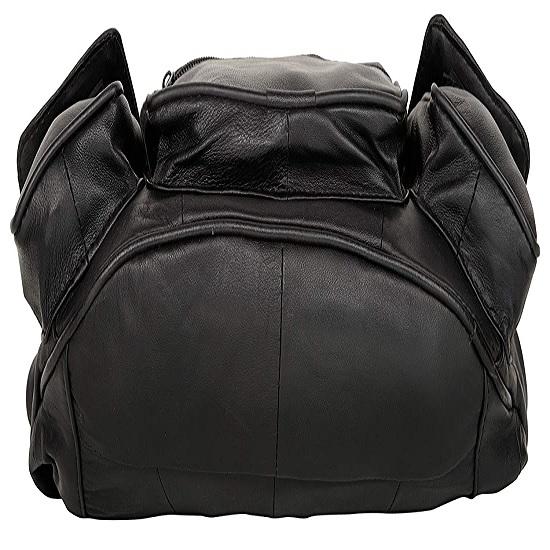 NOORA Black Leather Bags | Stylish Handmade Waist Bags for Unisex |