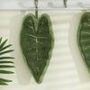 New Cartoon Leaf Hand Towel Coral Velvet Thickened Bathroom Kerchief Hanging Absorb Water Kitchen Handkerchief Kitchen Tool