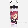 30Oz K-Pop Portable Car Cup Stainless Steel Thermos Cup with Straw Travel Sports Water Bottle with Handle Cover Coffee Vacuum Flask
