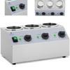 Fleswarmer voor hete saus 3x 1L 4090C 550W