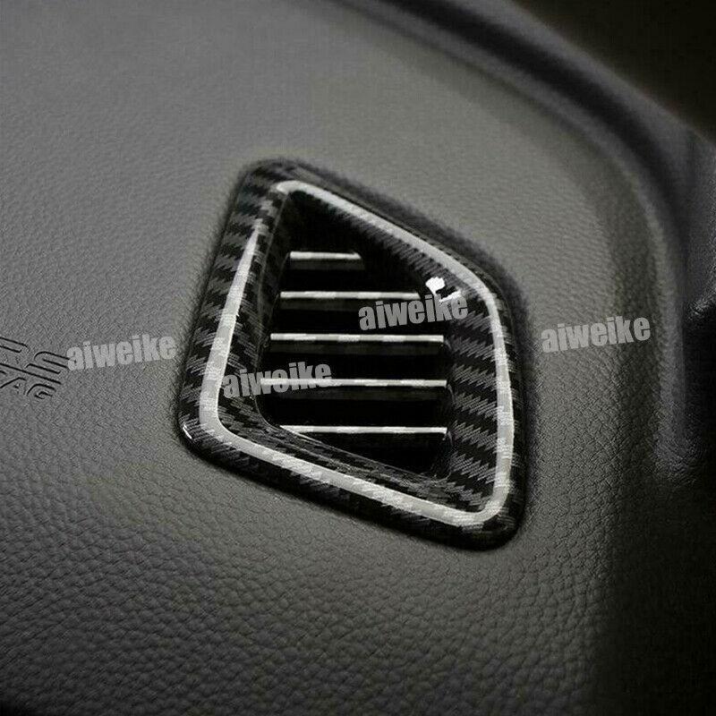 For Honda Accord 2018-2022 Carbon Fiber ABS Dashboard Air Vent Outlet Cover Trim