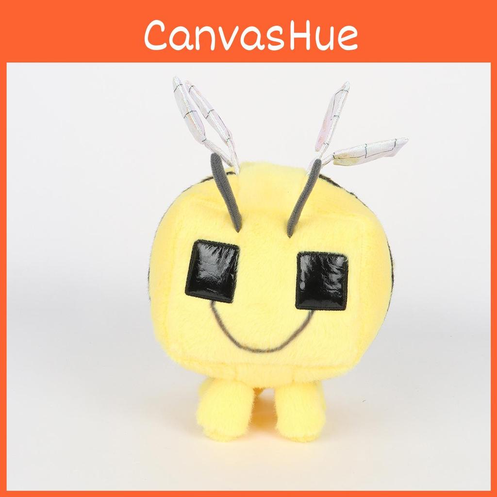 Minecraft Bee Plush Toy Soft Stuffed Animal Kids Gift For Collection And Play