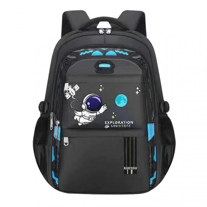 Astronaut Kids School Backpack Lightweight Waterproof Cartoon Primary Backpack for Students