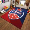 CSKA Basketball Logo Carpet Suitable As a Non-slip Mat for the Living Room or Bedroom Sofa