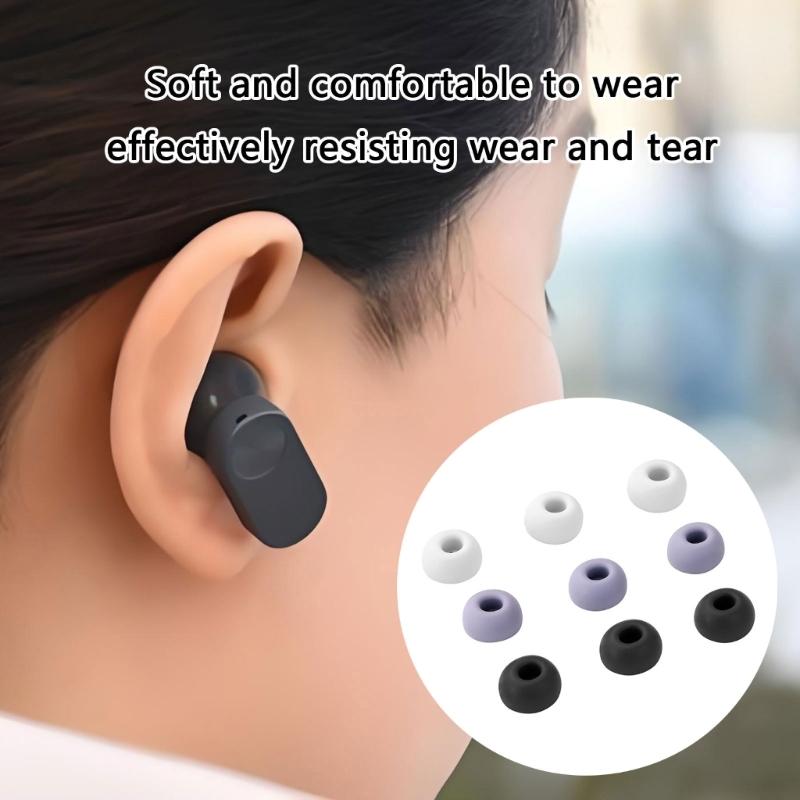 3Pair Silicone Ear Tip for 6i In-ear Headphone Eartips IE800S Tip AntiSlip Noise Reduce