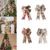 Christmas Bows for Wreath Decorative Ornament Xmas Decorations Large Christmas