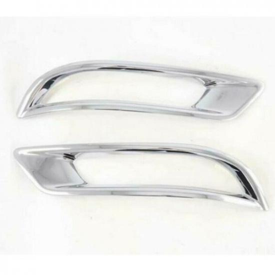 ABS Chrome Tail Rear Fog Light Lamp Frame Cover Trim For Honda CR-V -