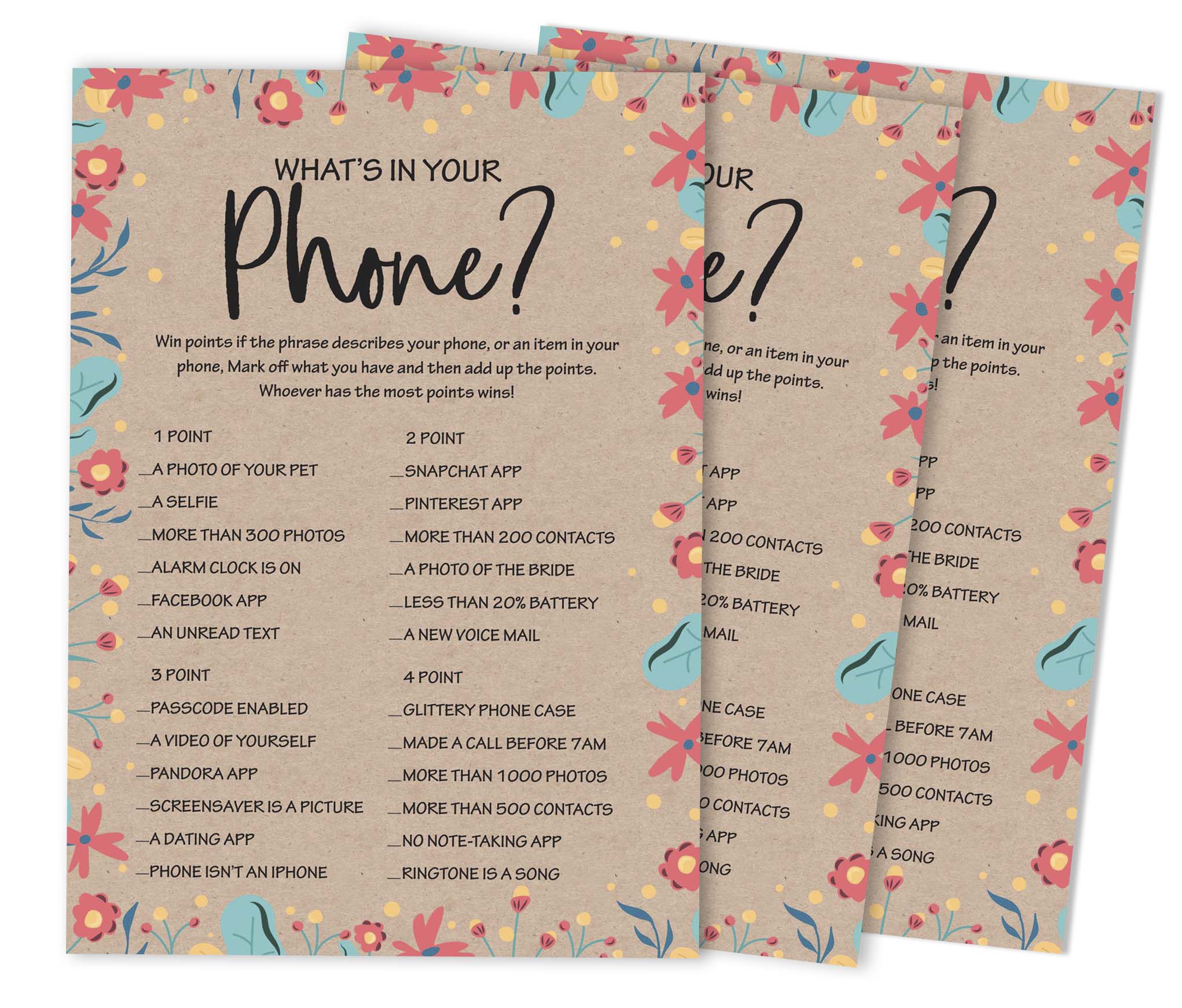 

Inkdotpot Весілля, весілля, дівич-вечір, об’ємний пустий квадрат, заповнення ідей подарунків 50A, сільський крафт 5 x 7 Inches бежевий