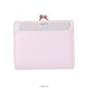 L25163 Esther Bunny Mini Wallet with Character Plate, Quilted Design, Holds 9 Cards, Coin Purse, 9cm X 10cm X 3cm, Domestic Sales Only (Pink)