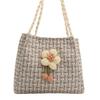 Small Fresh Floral Fabric Bag for Women Large Capacity New Fashion Summer Portable Shoulder Commuter Bag
