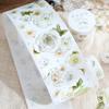1 Roll 6x200cm Watercolor Floral Washi Tape Stickers, Fresh Hand-Painted Flower Journal Decor, Diary Collage DIY Material