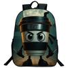 Funny Italian Brainrot Printed Backpack for Boys Girls Cappuccino Assassino Schoolbag Kids Bookbag Italian Brainrot Bags Mochila