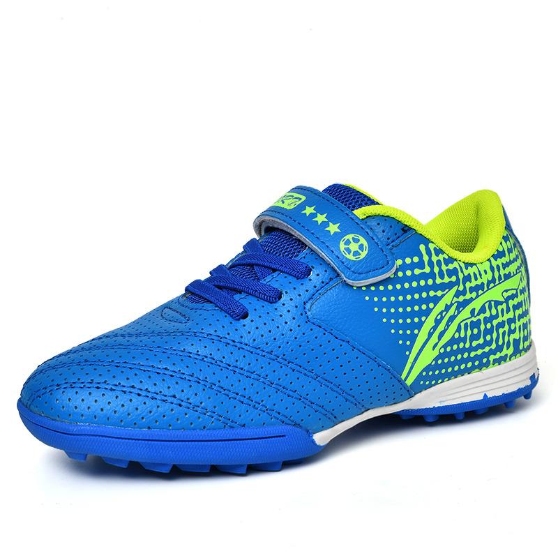 Summer Children Soccer Shoes Boys Non-slip Students Training Boots Turf Football Shoes For Kids Artificial Grass Futsal Sneaker