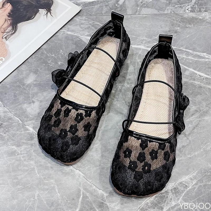 2025 Summer New Style Fashionable versatile Shoes Mesh Breathable women Shoes Soft Sole comfortable Flat Sole Shoes Women