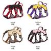 Three Stage Dog Harness Escape Proof Adjustable Pet Vest Harness with Leash Attachment