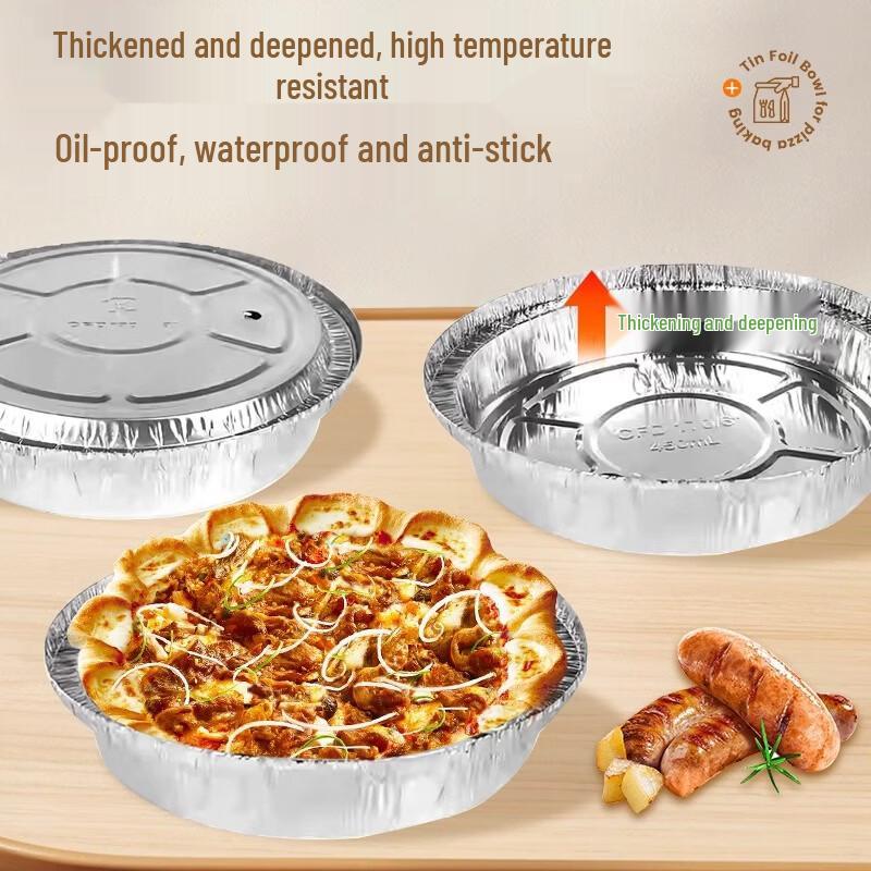 OEINGOEING Disposable Round Aluminum Baking Pans