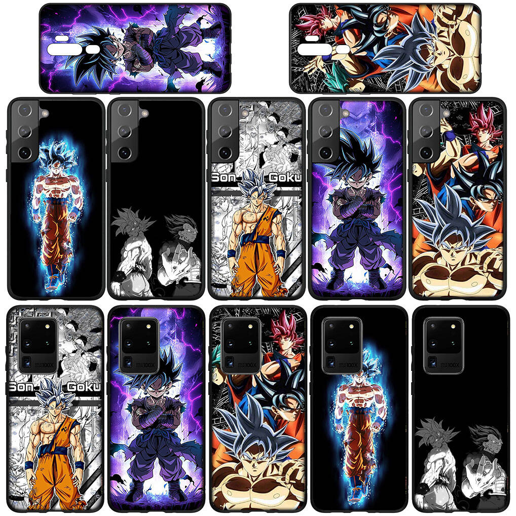 for Samsung Galaxy S25 S24 S23 S22 Ultra FE Plus A17 A37 A57 A56 A55 A06 A16 A15 A36 A26 A35 A05 A54 A34 Phone Case Wallpaper Dragon Ball Goku Cover